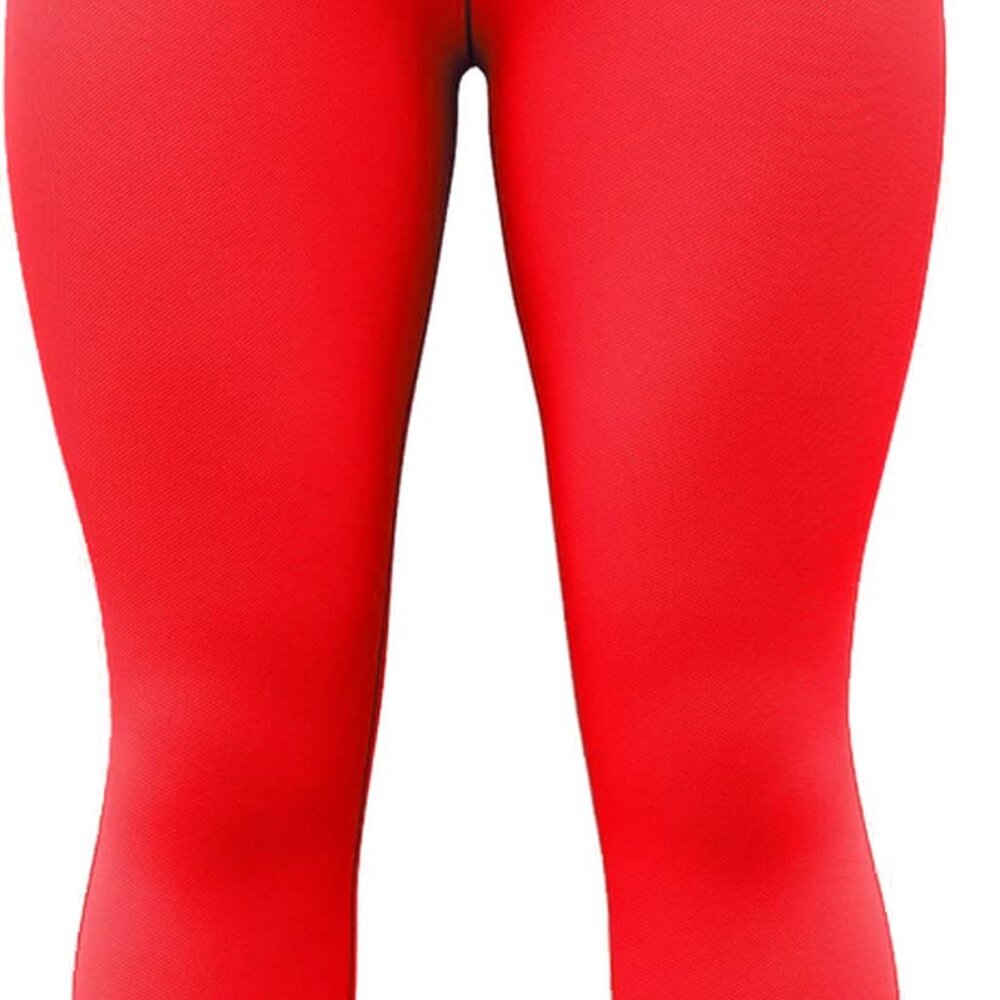 Campussophisticate Women's High Waist Leggings - (Red)
